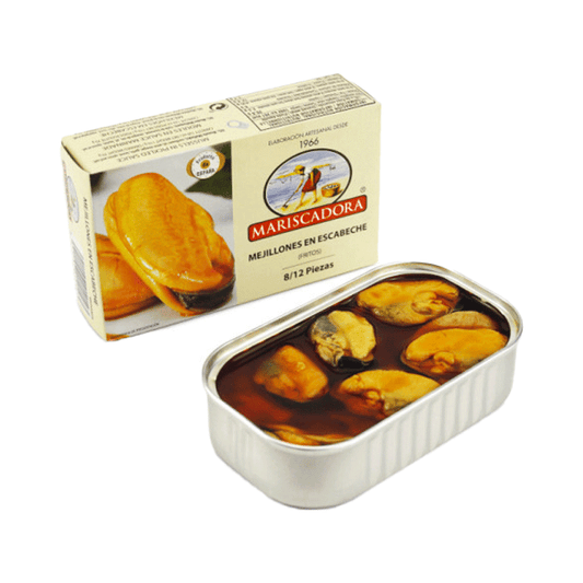 Mejillones en escabeche 8/12 piezas
